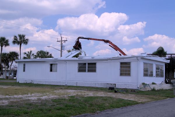Mobile Home Demolition in West Lafayette