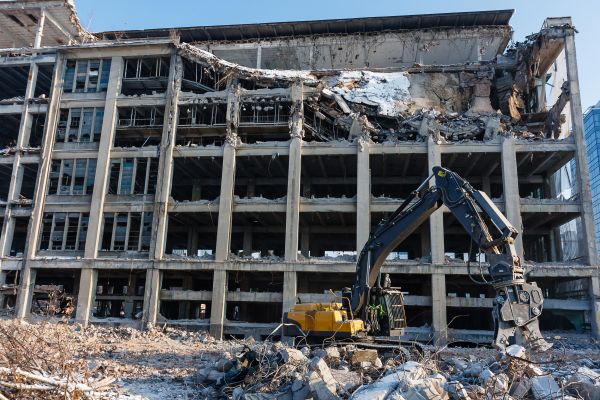 Commercial Building Demolition in West Lafayette